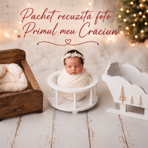 Pachet recuzita foto „Primul meu Crăciun”