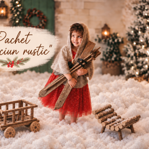 pachet recuzita foto craciun rustic